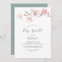 Bebé de cerezo de primavera rociado