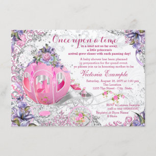 Invitación Bebé de Cuento de Hadas Shower