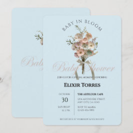 Invitación Bebé de flores silvestres en el Baby Shower Bloom