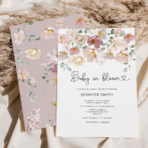 Bebé de flores silvestres en flor invitada a la du