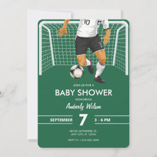 Invitación Bebé de fútbol