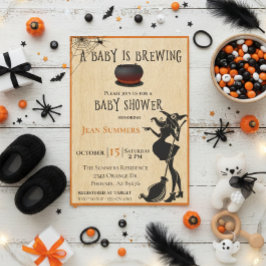 Invitación Bebé de Halloween está preparando caída de Baby Sh