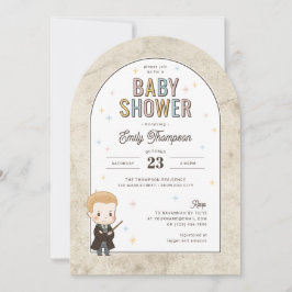 Invitación Bebé de Harry Potter Chibi Draco Malfoy Fiesta de