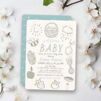 Bebé de Mercado Local Doodle Niño Baby Shower
