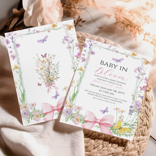 Invitación Bebé de vaca ventilado en Baby Shower florín (Subido por el creador)