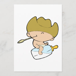 Invitación bebé del vaquero