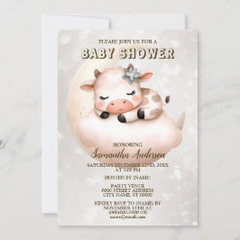 Invitación Bebé dormido en Baby Shower