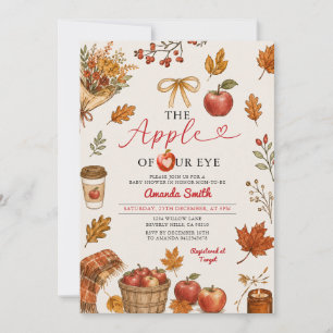 Invitación Bebé Duce de Nuestros Ojos Ducha Bebé Manzano