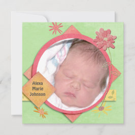 Invitación Bebé, ducha con foto de Personalizado