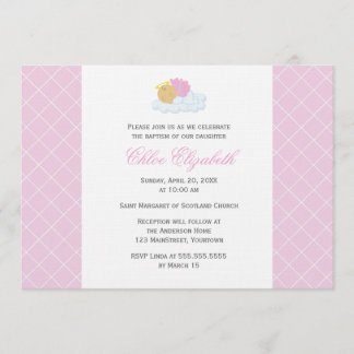 Invitación Bebé dulce, bautismo