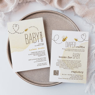 Invitación Bebé dulce todo en un Baby Shower