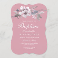 Bebé Dusty Rosa Floral Baptismo Bebé Cristiano Cri