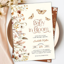 Bebé En Bloom Boho Floral Baby Shower