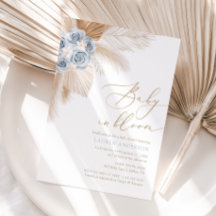 Bebé en Bloom Boho Pampas Grass Boy Baby Shower