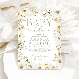 Invitación Bebé en Bloom Daisy Baby Shower