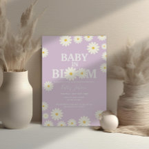 Bebé en Bloom Daisy Lilac Purple Boho Baby Shower