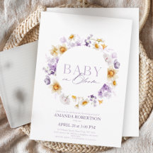 Bebé en Bloom - Elegante Baby Shower floral