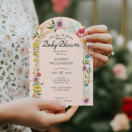 Invitación Bebé en Bloom Floral Garden Greenhouse Baby Shower