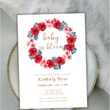 Bebé En Bloom Floral Wreath Baby Shower