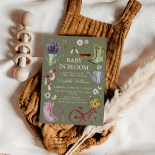 Invitación Bebé en Bloom Garden Baby Shower