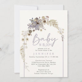 Invitación Bebé en Bloom Wildflower Floral Arch Baby Shower
