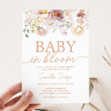 Bebé en el Baby Shower de Bloom Florals