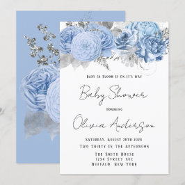 Invitación Bebé en el Baby Shower de la agitada y agitada Peo