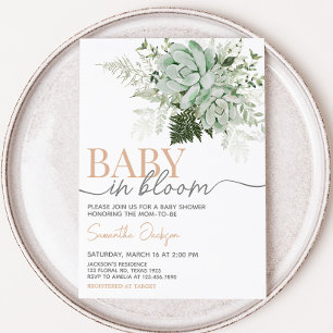 Invitación Bebé en el exitoso Baby Shower de Bloom