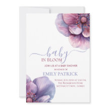 Bebé en flor | ducha de bebé floral