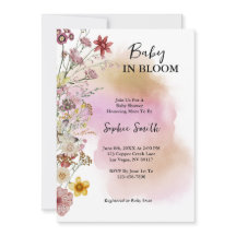 Bebé En flor Flor silvestre Aquarela