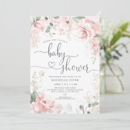 Invitación Bebé en Flor Jardín de Primavera Fiesta de Shower 