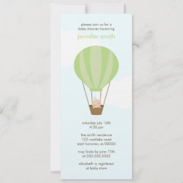 Invitación Bebé en globo
