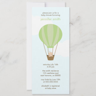 Invitación Bebé en globo