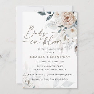 Invitación Bebé en la florida Baby Shower