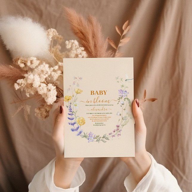 Invitación Bebé en sangre Baby Shower Wild Baby (Subido por el creador)