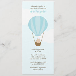 Invitación Bebé en un globo
