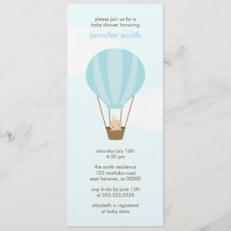 Invitación Bebé en un globo