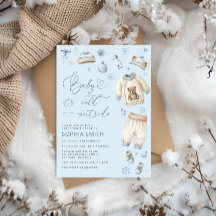 Bebé, es frío fuera de Baby Shower