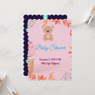 Invitación Bébé est en Route : Célébrons Ensemble !