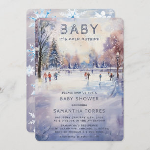 Invitación Bebé, está frío fuera de Baby Shower