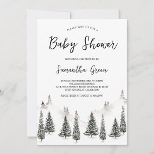 Invitación Bebé, está frío fuera de Baby Shower