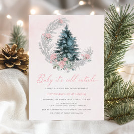 Invitación Bebé, está frío fuera del Baby Shower de invierno 