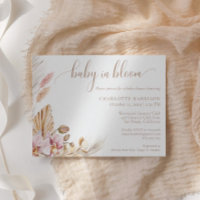 Bebé floral bohemio en flor | BABY SHOWER