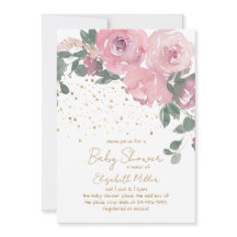 Bebé floral en Baby Shower