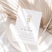 Bebé floral primaveral en Baby Shower en flor |