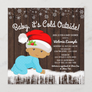 Invitación Bebé, frío fuera del Baby Shower