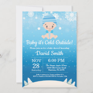 Invitación Bebé, frío fuera del Baby Shower