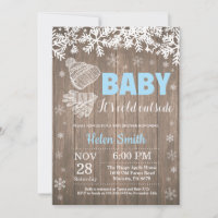 Bebé, frío fuera del Baby Shower