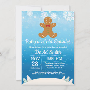 Invitación Bebé, frío fuera del Baby Shower