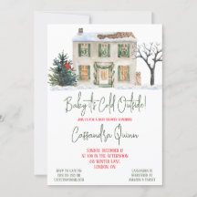 Bebé, hace frío afuera, Baby Shower con temas de i